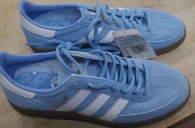 adidas Handball Spezial 'Light Blue" Sneakers Unisex Adult Mens  size 7.5 new. without box. with tags.