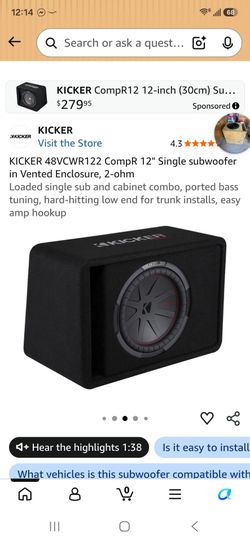 Kicker 12 compR