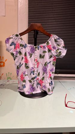 Floral Top For Girls