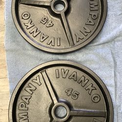Ivanko Olympic Plates 45lbs