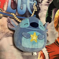 Disney Squishmallows Stitch Holding Star Plush 10”