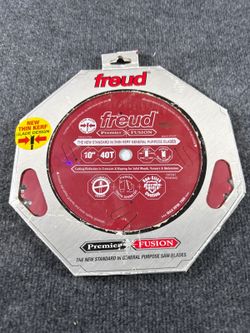 Premier Fusion 10” 40T General Purpose Thin Kerf Saw Blade Woodworking