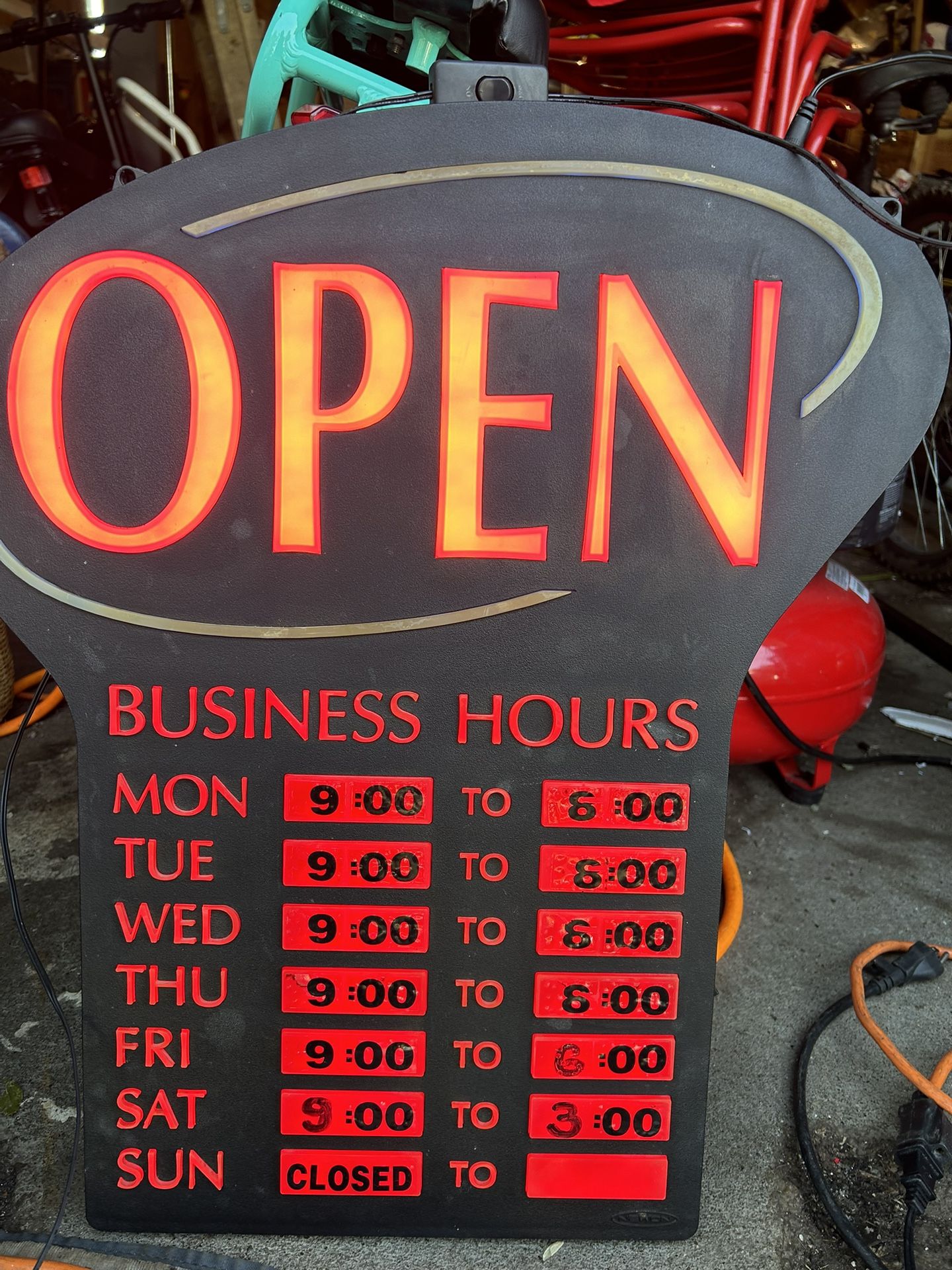 Open Sign