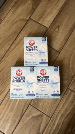 Power sheets Laundry detergent all for $20