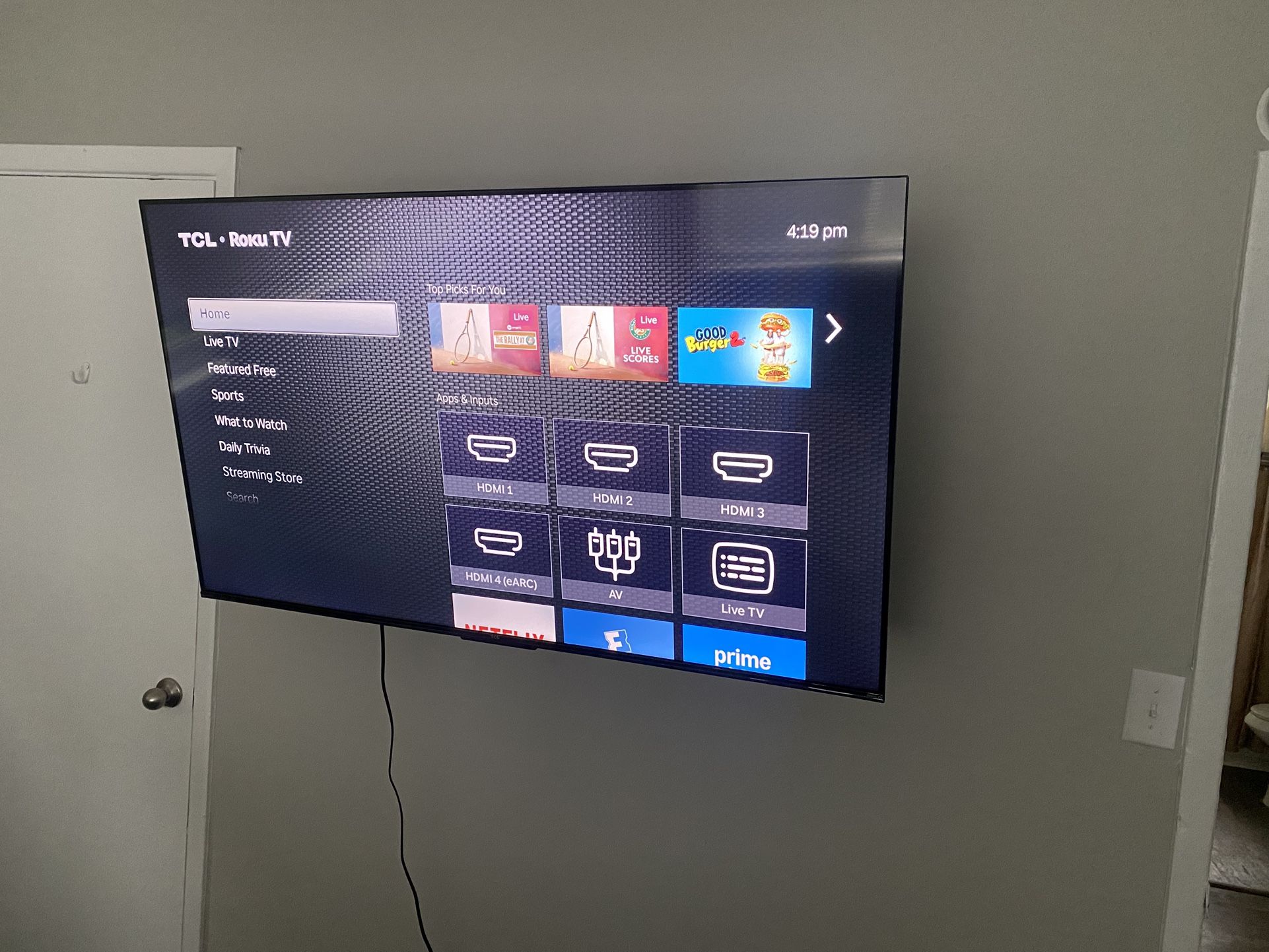 55 Inch Tv With Mount