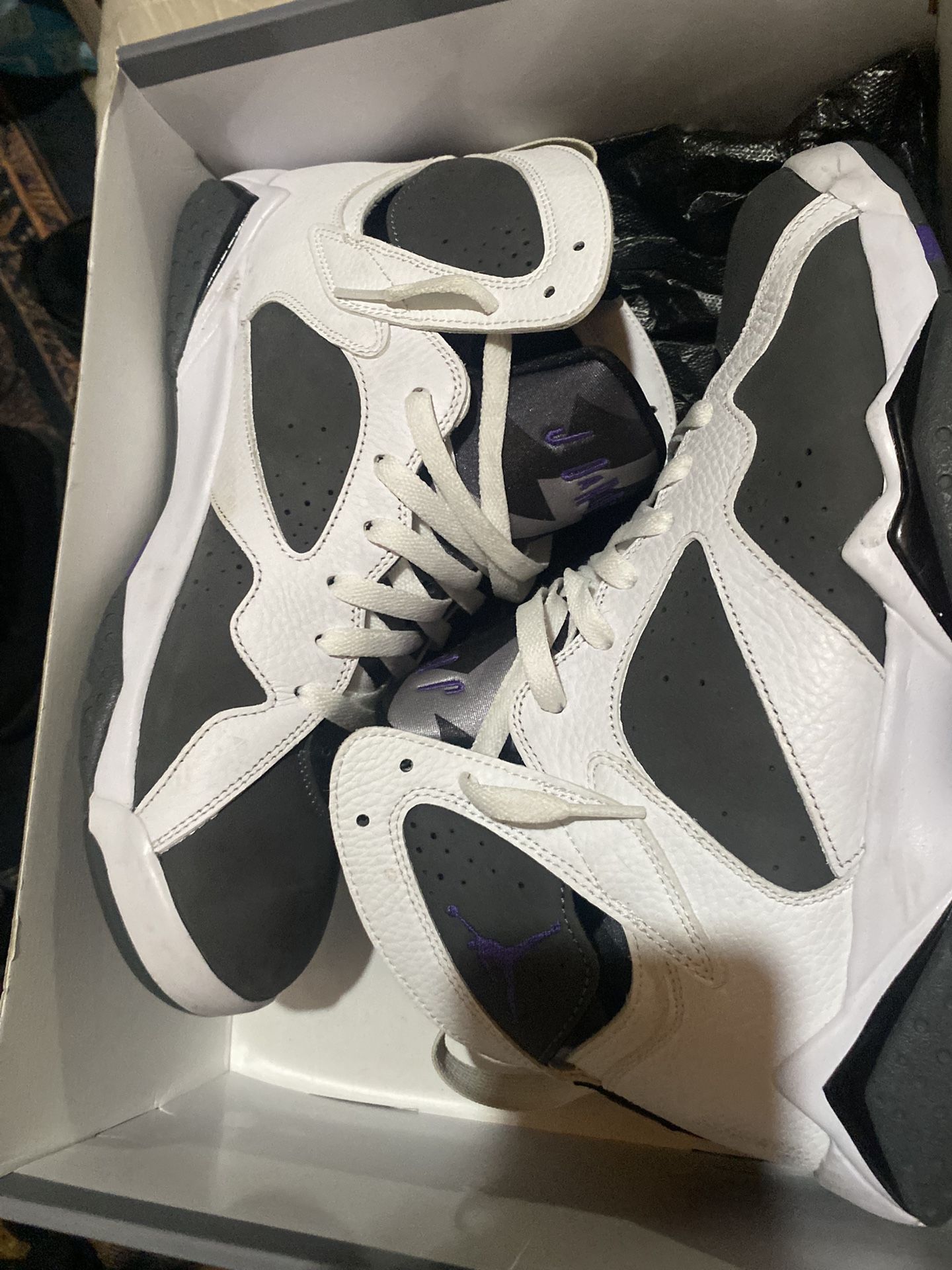 Jordan 7 Flints 2021 - Size 12 2021 Jordan 7 Flint Review and On Foot in 4K - YouTube main image 3