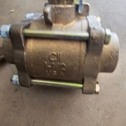 1 1/2"    3 piece Apollo call vave brass