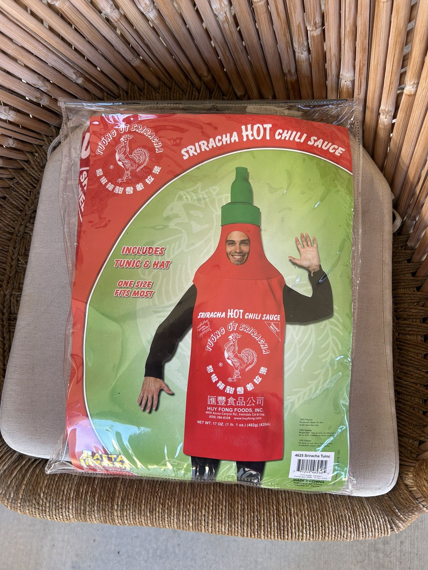 Rasta Imposta Sriracha Tunic Adult Costume