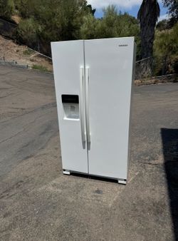 Refrigerator 25 cubics household fridge freezer side by side