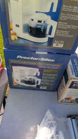 Proctor silex 2-12 cup automatic drip coffee maker A607A Brand new in the box