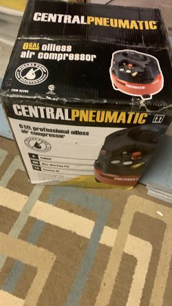 6 gallon, central pneumatic, professional oil, list, air compressor