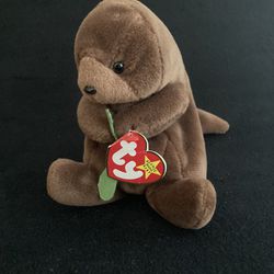 Ty Beanie Baby Baby 1996 Seaweed The Otter Collectable With Tags