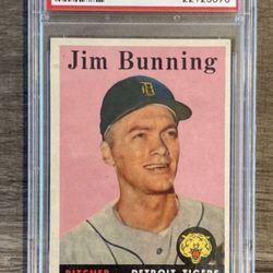 1958 Topps Jim Bunning PSA 5