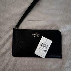 Black Kate Spade Wrist Wallet 