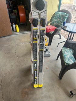 Gorilla extension ladder & frame ladder like new