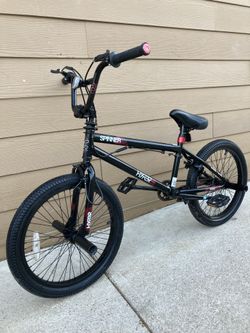 20 inch hyper spinner gloss black bmx bike hot sale