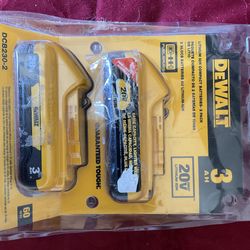 New Dewalt 20v 3ah batteries (set of 2)