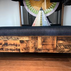 Recycled Brooklyn Shoe Bench 