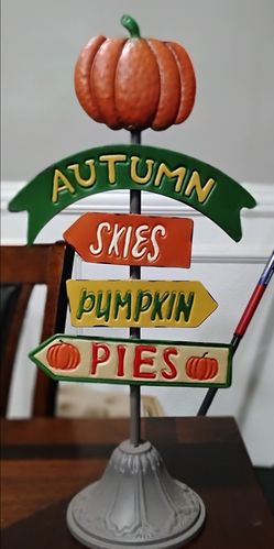 Fall Pumpkin Table top decoration