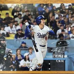 Hye Seong Kim Dodgers Signed Autogrpahed 16x20 Photo “1st MLB HR 5.14.25 Beckett