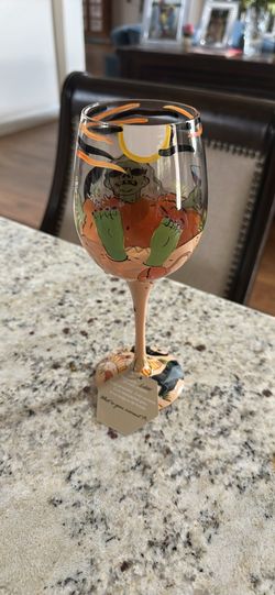 Witch wine glass. Like new.