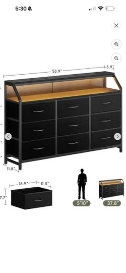 Black dresser
