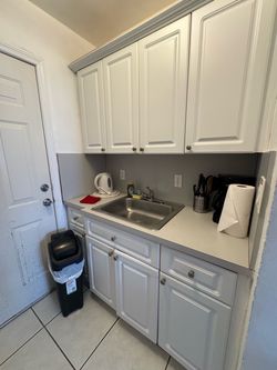 Free  Kitchen Cabinets Set with Sink