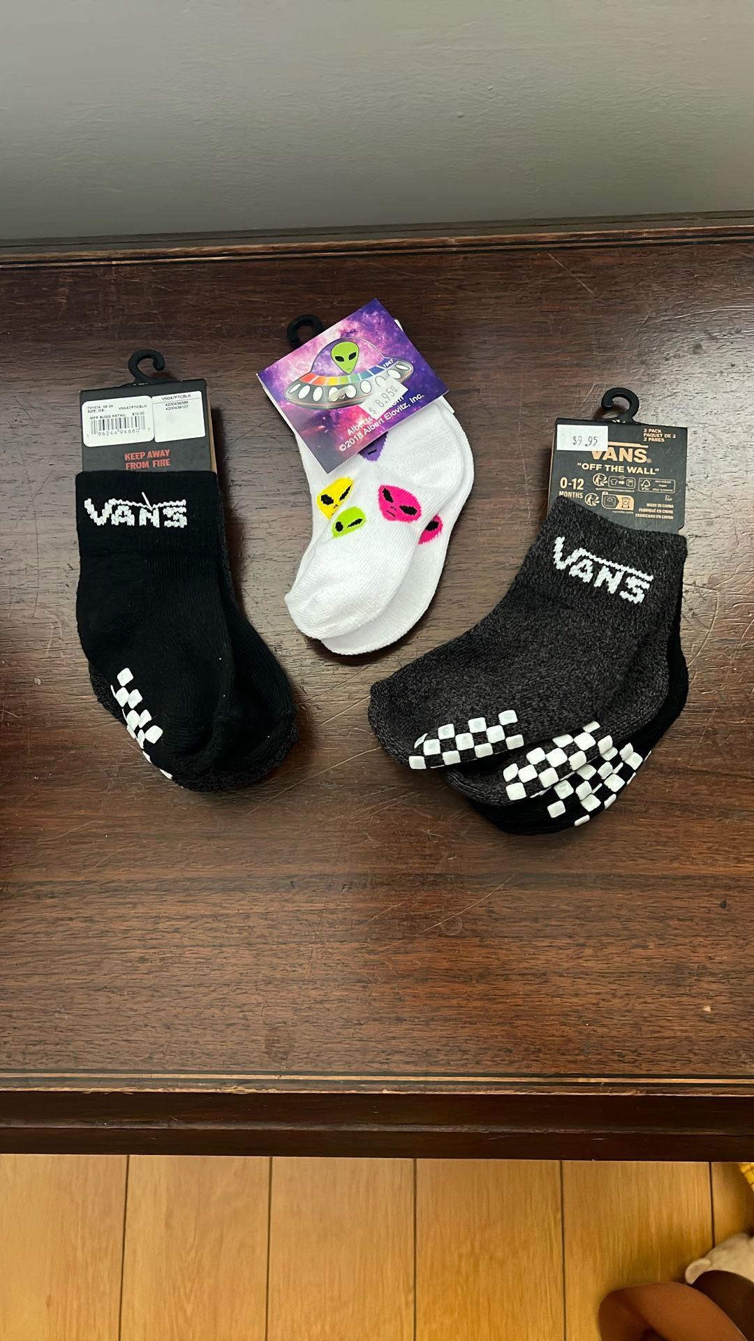 Kids Socks 5 Pairs 0-12mo