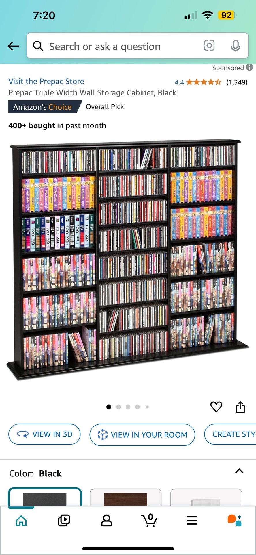 DVD Storage Rack