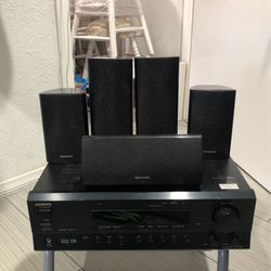 Onkyo Home Theater speakers & Receiver Bluetooth 