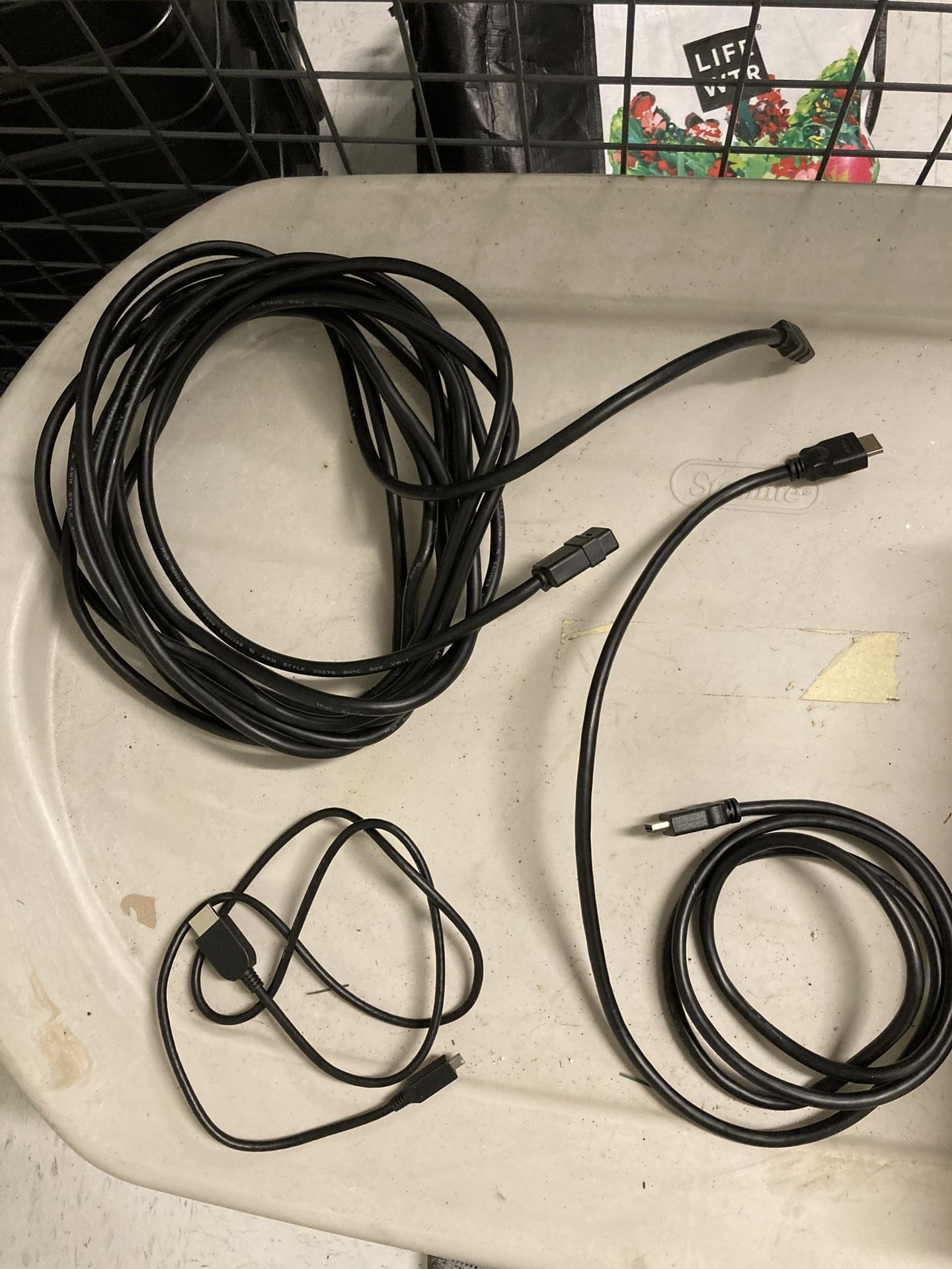 Hdmi cords with extendor over 50 feet- 3 count