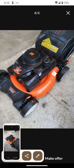 Remington 6.75hp Self propelled lawnmower with bag