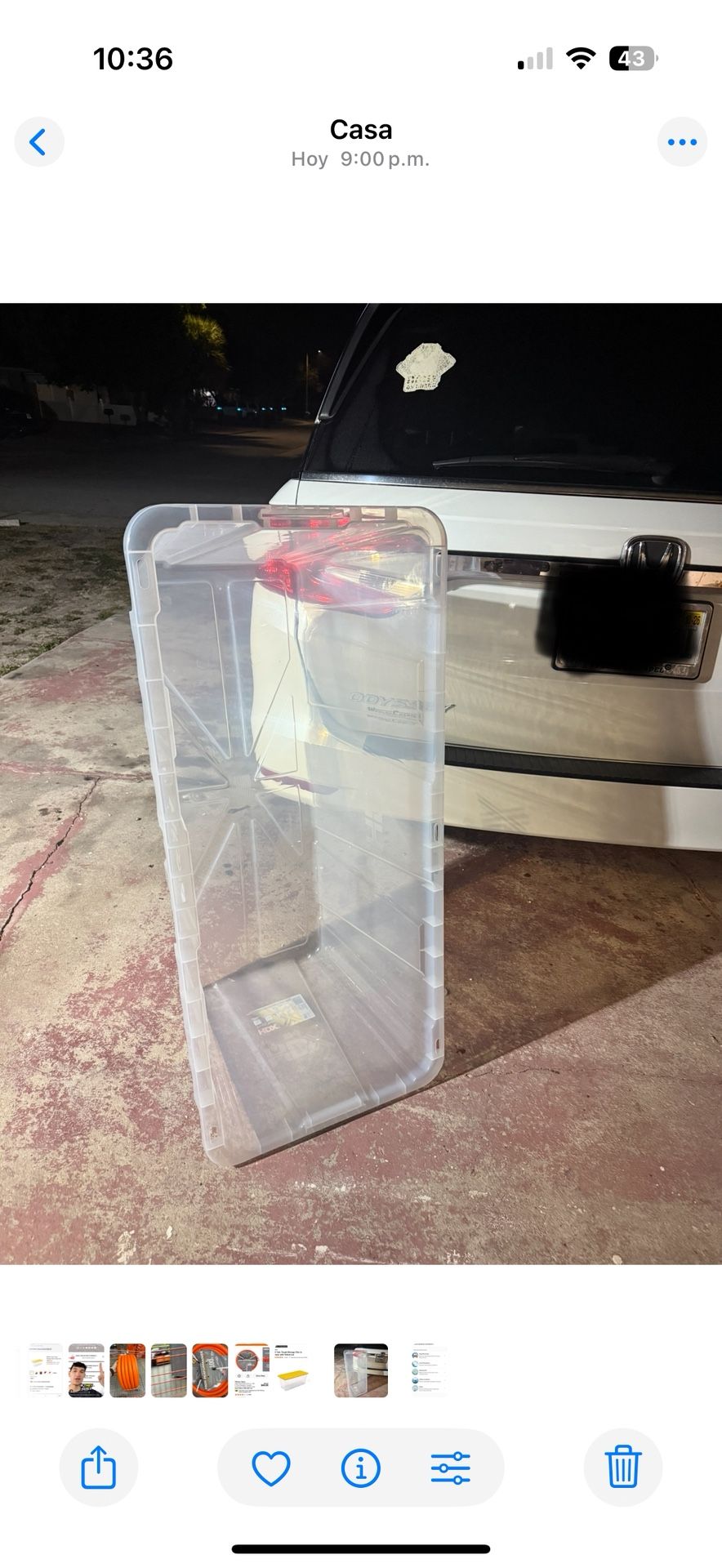 $25 Each    ——-HDX 57 Gal