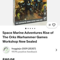 Space Marine Warhammer Game New 
