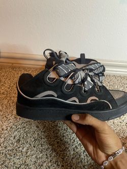 Lanvin Curb Sneakers Black Gray