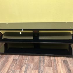 Glass TV Stand  67x22 Great Condition 