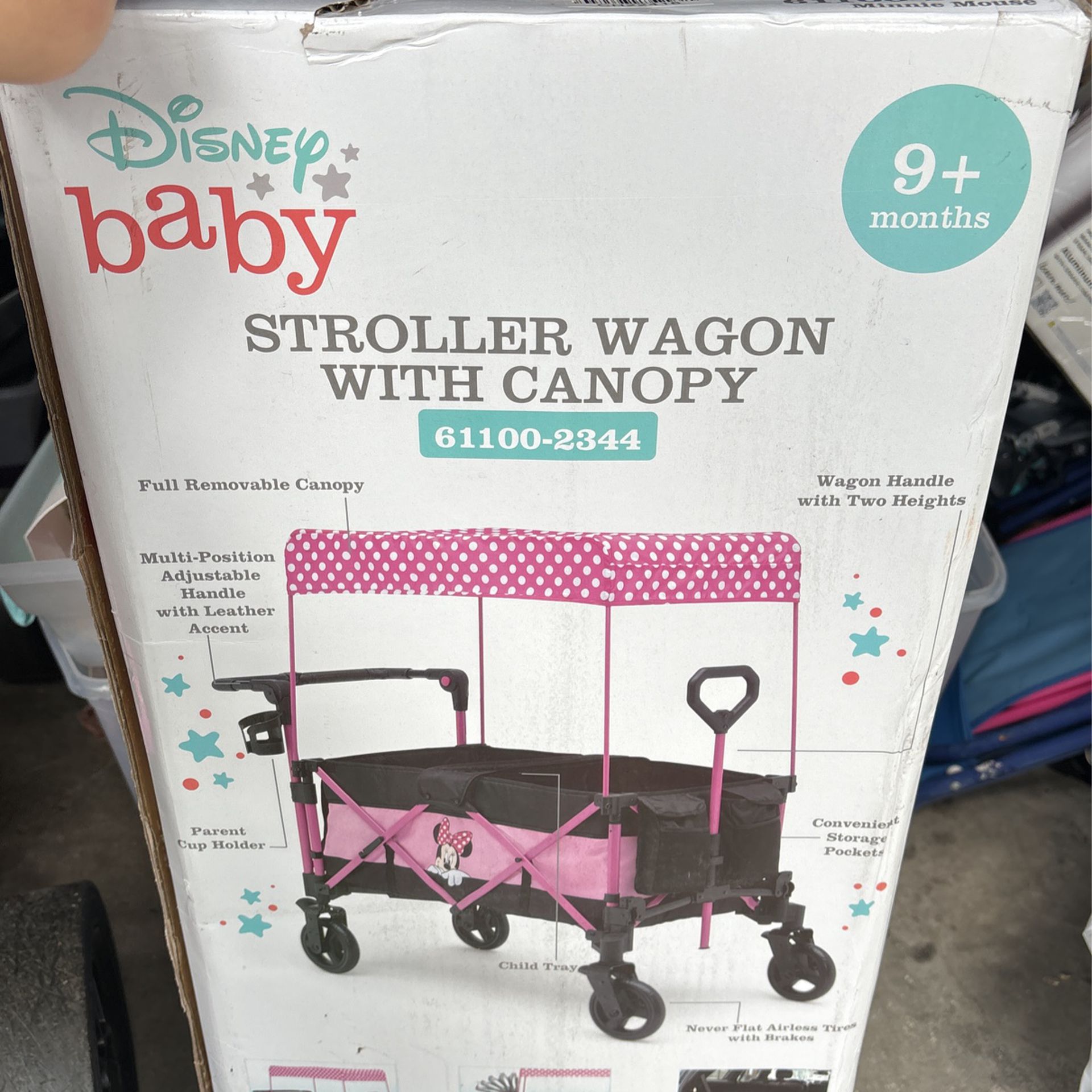 Brand New Disney Baby Stroller Wagon With Canopy
