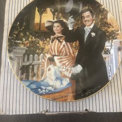 Gone  With The Wind Plate 