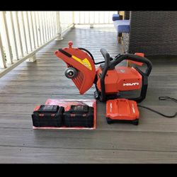 Hilti cordless brushless NURON 12” concrete saw kit