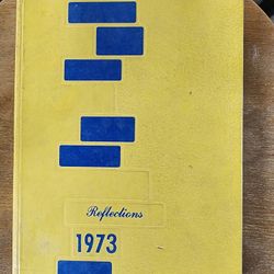 Vintage 1973 yearbook