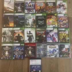 XBOX 360 & Playstation 3 Game Assortment Bundle