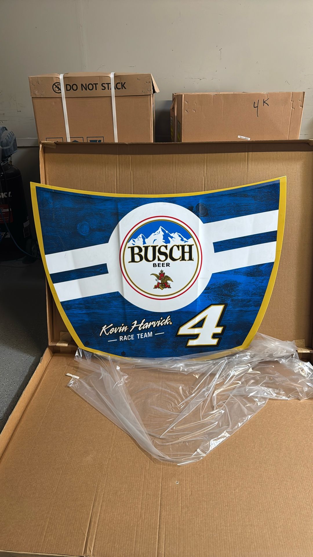 Busch Beer NASCAR Hood