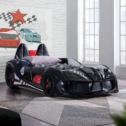 Indianapolis Collection Twin size Race car design bed- LED lights in wheels-available in 2 colors Now 1198.00 Kids Will Love Them! Free Delivery 🚚 