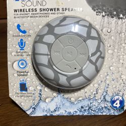 Aduro Aqua Sound Wireless Shower Speaker – IPX4 Water Resistant Price: $10