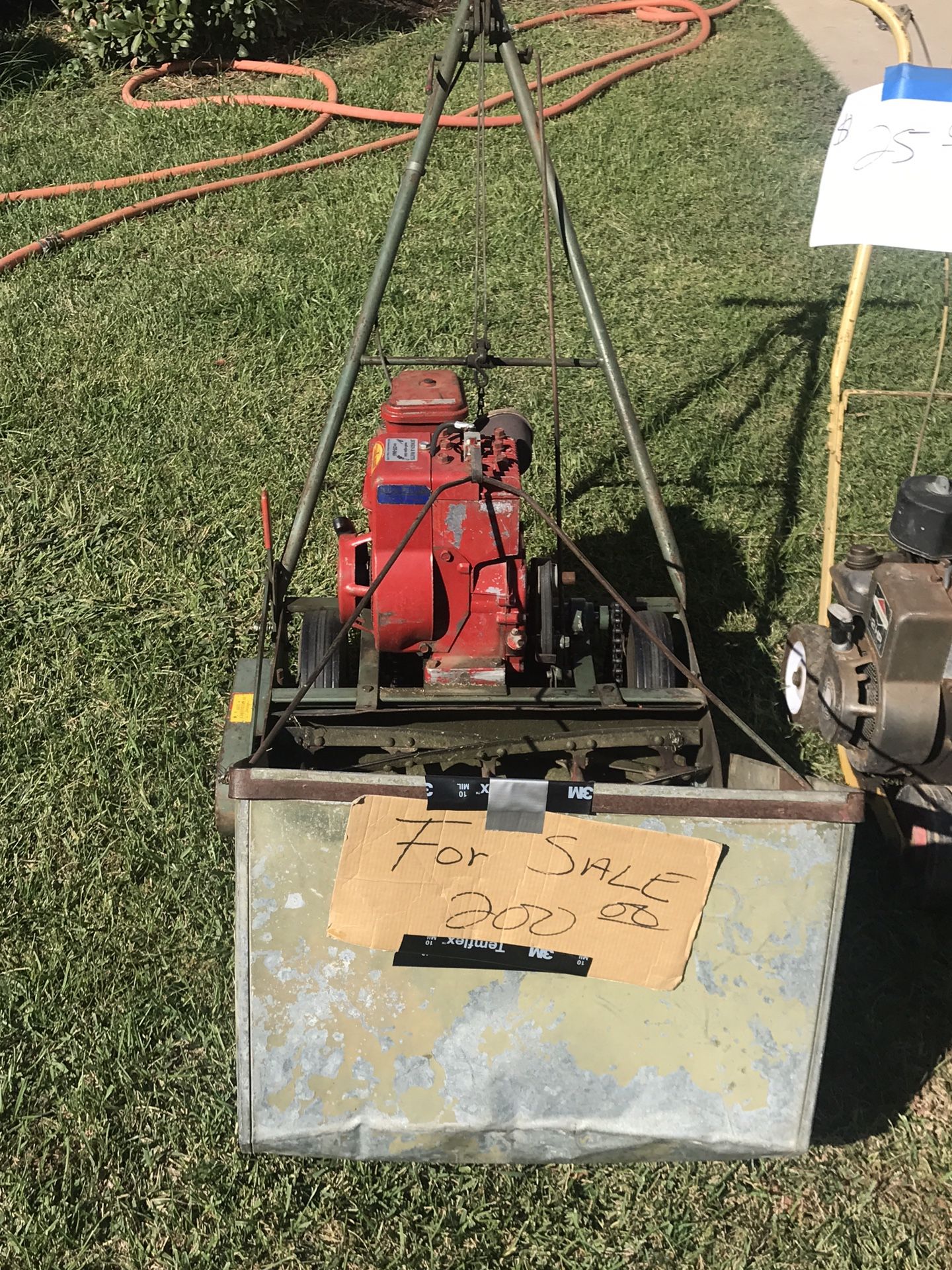 Jensen and Pilegard California Trimmer Front reel mower