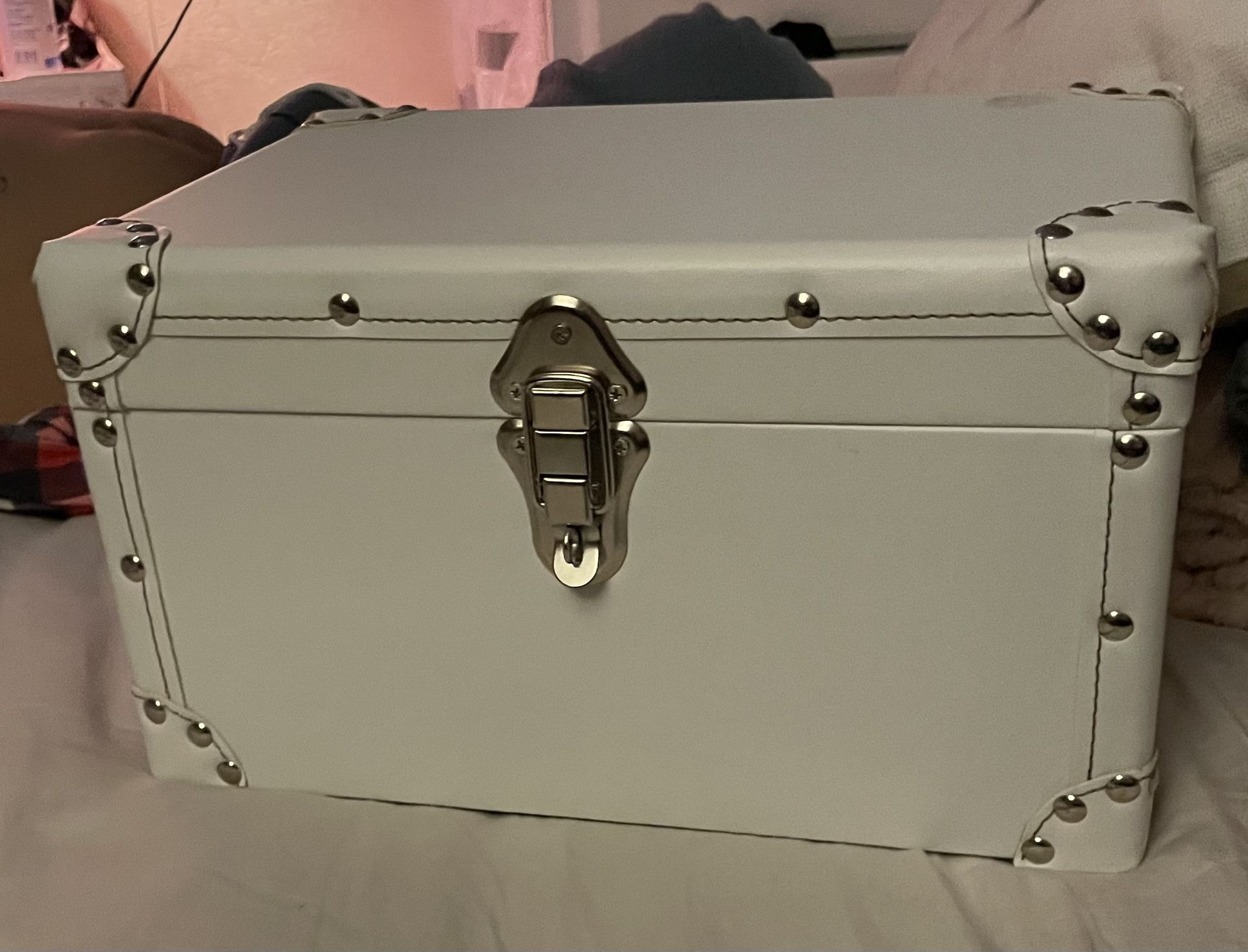 Small White Chest