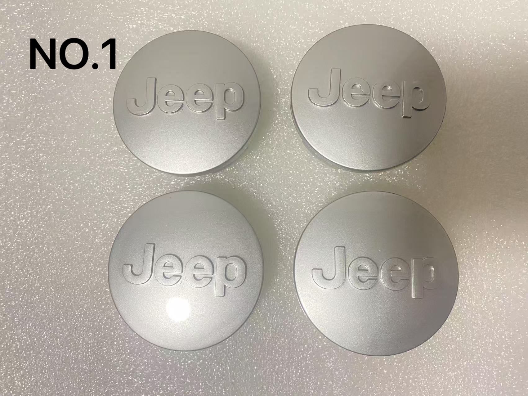 4x Jeep 64mm 2.5" Black Wheel Center Cover Caps Grand Cherokee Wrangler Compass