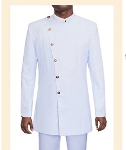 Sea & Alp White African Dashiki for Men Top, Extra Large *BRAND NEW*
