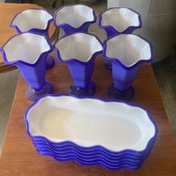 Banana Split  And Sundae Containers