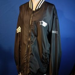 Two Friends Black ZF Zip Up Light Jacket (Size2XL)